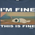 thumbnail image 3 of Disney Mulan - I'm Fine, This Is Fine - Juniors Fitted Graphic T-Shirt, 3 of 5