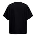 thumbnail image 5 of Mens Fashion Short Sleeve Tshirts Workout Oversize Pullover Solid Color Casual Tees Black M, 5 of 5