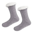 thumbnail image 4 of Besolor Womens Winter Thick Slipper Socks Warm Fleece Lined Non Slip Fuzzy Socks Thermal Indoor Home Socks Christmas, 4 of 4