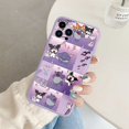thumbnail image 1 of Phone Case for For Apple iphone 12 Pro Max 11 Mini Girls Anti-drop Cartoon Cinnamoroll Kuromi Hello Kitty Silicone Printed Cover ZR, 1 of 7