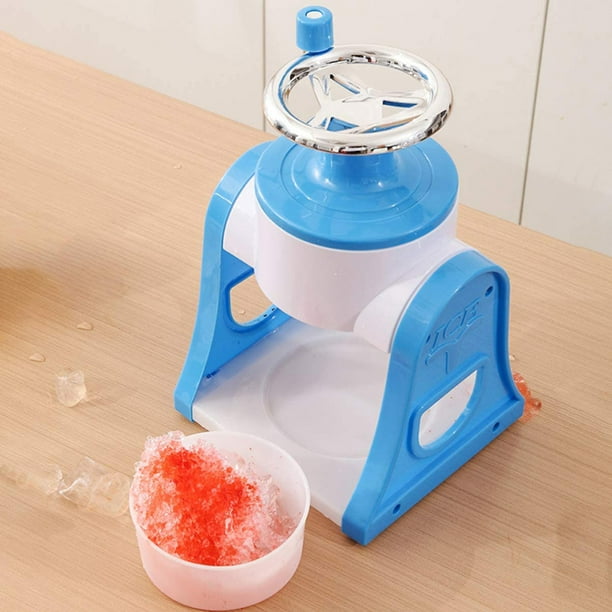 Machine À Glace Pilée, Rasoir À Glace À Manivelle Et Machine À Cône De  Neige