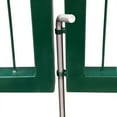 thumbnail image 5 of vidaXL Garden Gate with Posts Steel Anthracite Fence Patio Outdoor Multi Sizes, 5 of 31