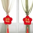 thumbnail image 3 of Lohuatrd New Year Pendant Chinese Traditional Spring Festival Hanging Ornament with Tassel for Festive Home Decoration, 3 of 7