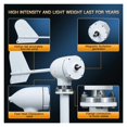 thumbnail image 3 of 4000W Wind Turbine With Free Charging Controller Yacht Farm Family Farm ,Widely Use, 3 of 6