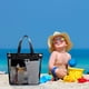 thumbnail image 5 of pstuiky Bolsa de playa de malla neceser portátil bolsa de viaje bolsa de natación bolso de baño tamaño 14,17 x 12,2 pulgadas carga máxima 11,02 libras., 5 of 6