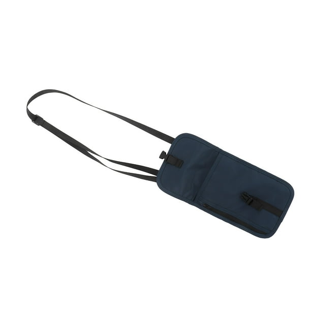 Porta Pasaporte Para Viajes, Cartera De Pasaporte De Nylon Porta Pasaporte Con Correa De Hombro Ajustable Para Tarjetas De Crédito En Efectivo