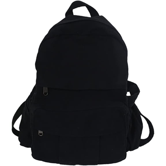 Mini Boho Canvas Backpack Vintage College School Backpack Women Student Bookbag Fairy Grunge Aesthetic Hippie Y2K Backpack (Green)