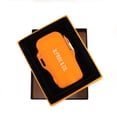 thumbnail image 3 of Tough Tesla Lighter 2.0 – Waterproof Windproof Flameless Top-Facing Dual Arc Plasma USB Rechargeable Electric w/Built-in Flashlight, Camping, Hiking, Survival Fire Starter by Frog & Co. (Orange), 3 of 9