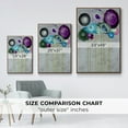thumbnail image 4 of Silver Bouquet Framed Premium Gallery Wrapped Canvas - Ready to Hang - 25 x 37 - Walnut Floating Frame, 4 of 9