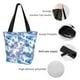thumbnail image 4 of Disketp Icy Blue Snowflakes for Women’s Casual Shoulder Tote Bag Cross-body Handbags for Shopping, Travel and Daily Use, 4 of 6