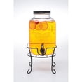 thumbnail image 2 of JS Gourmet - Glass Drink Dispenser with Stand, 5 Liter Capacity, 2 of 3