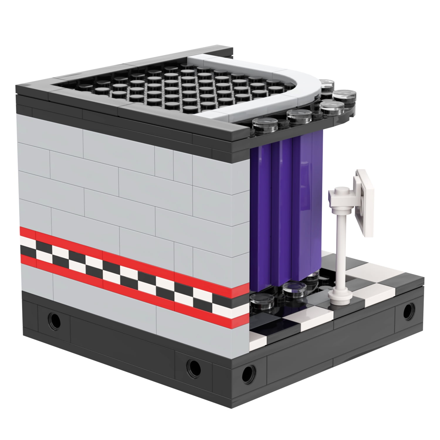 MOOXI FNAF Stage Building Set,Creative Cute Building Blocks Children Kits,Halloween Christmas for Kids(231pcs)