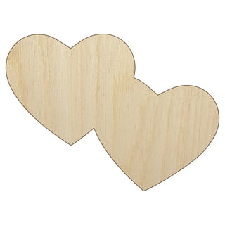 Woodpeckers Crafts, DIY Unfinished Wood 12 Cupid Heart Cutout
