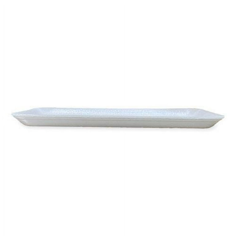 Meat Trays, #1525, 14.5 x 8 x 0.75, White, 250/Carton Meat Trays, #1525, 14.5 x 8 x 0.75, White, 250/Carton