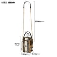 thumbnail image 2 of FORMRS Crossbody Bag for Women Quilted Travel Shoulder Cell Phone Purse with Chain Strap Handbag, Beige Abstract Dots, 2 of 7