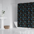 thumbnail image 2 of Multicolor Controllers Games Icons Black Pattern Shower Curtain 72"x72" ,Bathroom Decorative Shower Curtains Set with 12 Hooks,Modern Waterproof Washable Shower Curtain, 2 of 6