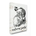 thumbnail image 5 of Stupell Christmas Welcome Santa Farmhouse Stretched Canvas Wall Art 30 x 40, 5 of 5