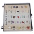 thumbnail image 3 of Rock Collection Box Set Durable Transparent Storage for Specimens, Mini Crystals, Gemstones Display in Geology Education & Home Decor, 3 of 4