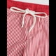 thumbnail image 4 of Pantalones de Rayas de Tiro Bajo para Mujer, Estilo Bohemio, con Cordón Ajustable y Pernera . Rojo M, 4 of 10