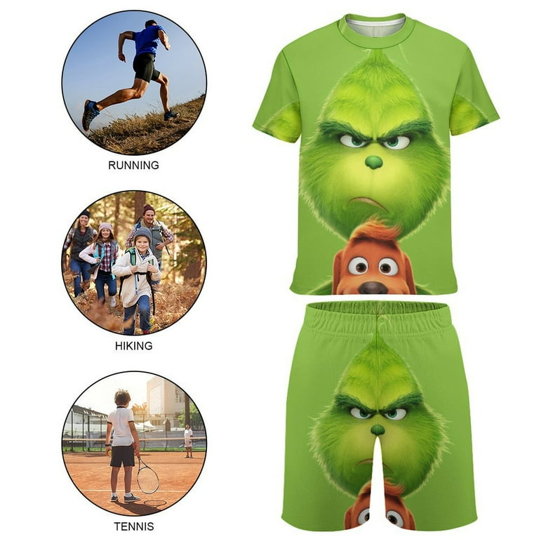 【SATIIIZ】Grinch short sleeve t-shirt Women's Dr. Seuss The Grinch Never Not Grinchy Short Sleeve