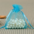 thumbnail image 5 of PPKVUFD 100pcs Organza Gift Bags, 3 x 4 inch Candy Mesh Drawstring Favor Bags Jewelry Pouches for Christmas Wedding Party, 5 of 5