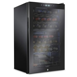 24 Bottle Wine Cooler Refrigerator White Red Wine Fridge Chiller