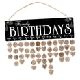 thumbnail image 3 of Tableros de Recordatorio de Cumpleaños, Tablero de Calendario de Recordatorio de Cumpleaños Familiar Round 50 Heart Macarena Tablero de calendario familiar de cumpleaños, 3 of 8