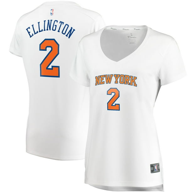 Fanatics Wayne Ellington New York Knicks Fanatics Branded Women S Fast Break Player Replica Jersey Association Edition White Walmart Com Walmart Com