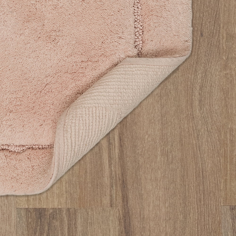 Mohawk Home Regency Plush Stain/Fade Resistant Non-Slip Machine Washable Bath Mat, Blush, 1' 9" x 2' 10"