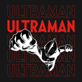 thumbnail image 2 of Ultraman White Line Art On Repeat Text Crew Neck Long Sleeve Youth Black Sweatshirt-Medium, 2 of 3