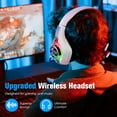 thumbnail image 7 of GJX 2026 New Wireless Gaming Headsets for Ps5/Ps4/Phone/Pc/Switch Controller,Pc Game Headset with Noise Canceling Microphone,3.5Mm Wired Over-Ear Gaming Headphones with Led Light,7.1 Surround Sound, 7 of 7
