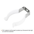 thumbnail image 4 of Unique Bargains T10 U Clips Holder Bracket for LED Light Bulb Mounting Bracket Fluorescent Tube Holder Clamp White 12 Pack, 4 of 5