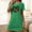 Green, variant on BRGZLK Women's Heart Print Nightdress Large Size Short Nightgown Round Neck Short Sleeve Cute Comfy Lounge Night Gown Pink XL