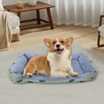 thumbnail image 4 of Hvmvliv Puppy Bed Rectangular Cat and Dogs Extra Thicken Warm Comfy Cushion Bed Soft Winter Sleeping Pad for Small Dog Multicolor, 15x13 in, 4 of 6