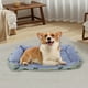 thumbnail image 4 of Sofa Vama Ropa de Cama Cama rectangular para mascotas, para gatos y perros, extra gruesa, cálida, con cojín de felpa, suave, para uso en interiores y exteriores. for Navideño, 4 of 4