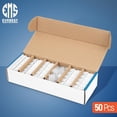 thumbnail image 2 of Keystone Jack Everest Cat6 con ángulo de 90°, 50 unidades, color blanco, 2 of 7