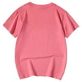 thumbnail image 5 of Hauts pour Filles Décontractés Imprimés Col Rond Manches Courtes T-Shirts Confortables pour Filles Vêtements Décontractés Légers Hauts d'Été pour Enfants, 5 of 5