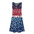 thumbnail image 4 of CCRFTGI 4th of July Dresses for Children Girls Size 8 Funny American Flag Stars Mini Dress V-Neck Independence Day Sleeveless Girls Dresses 2026 Summer Trendy Dresses Royal Blue 7-8 Years, 4 of 5