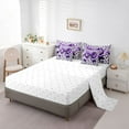 thumbnail image 5 of Feelyou Bowknot Bedding Comforter Set 7pcs, Leopard Print Wildlife Queen Bedding Sets, 5 of 8