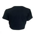 thumbnail image 2 of Ladies Fashion Sexy Short Sleeve Solid Color Knit Bolero Shrug Jackets, 2 of 5