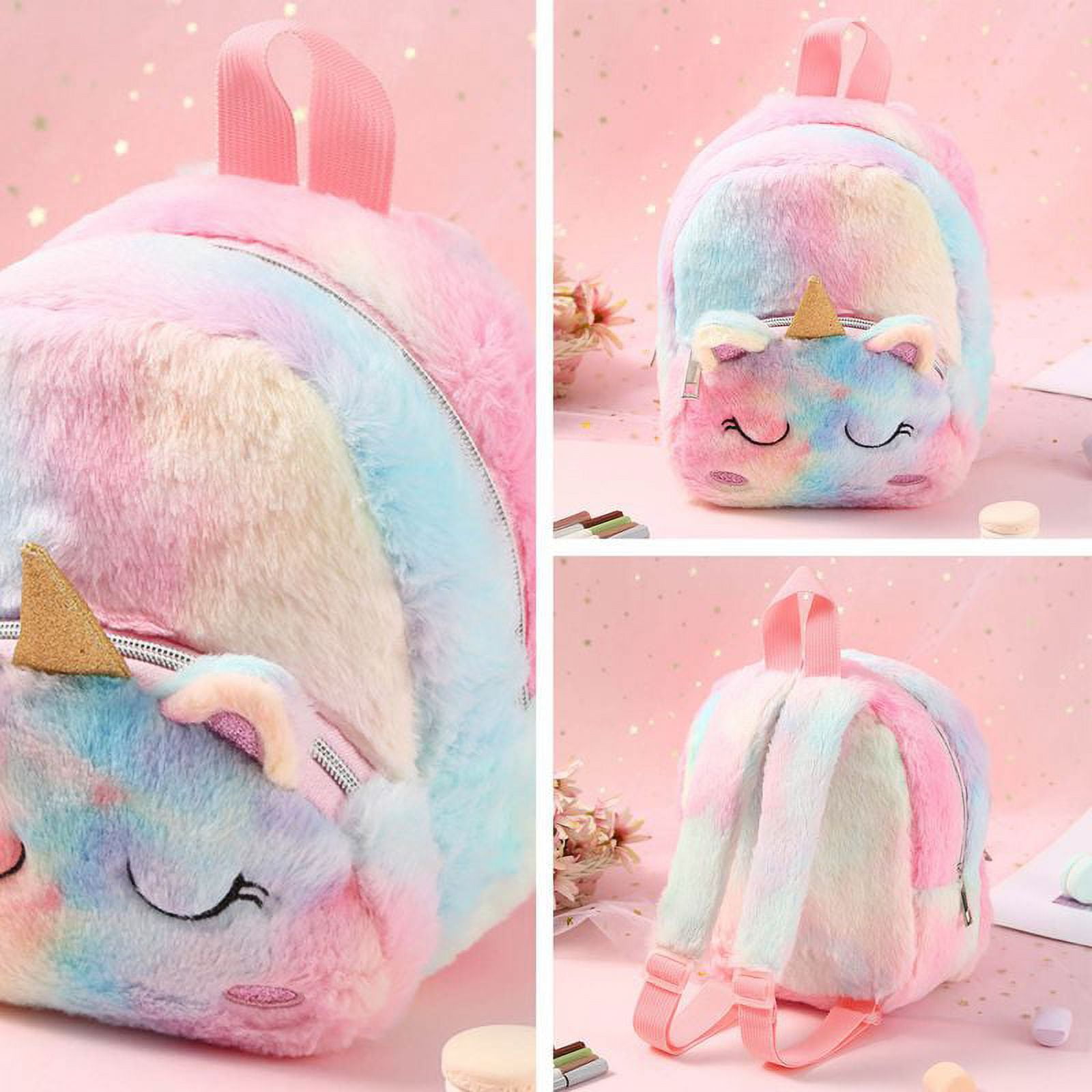 Unicorn Soft Plush Huggable Backpack - Nonika Boutique