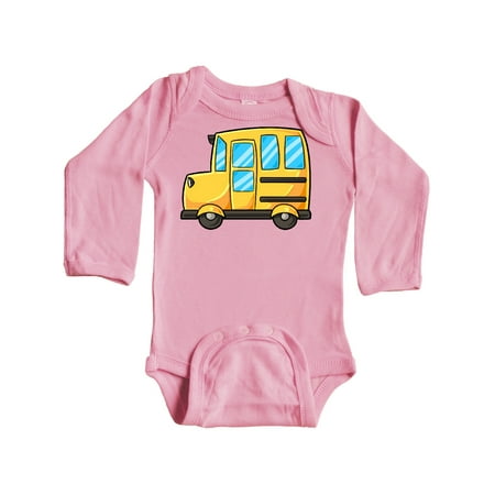 

Inktastic Cute School Bus Gift Baby Boy or Baby Girl Long Sleeve Bodysuit