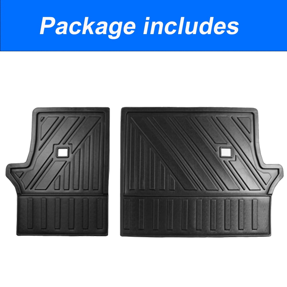 Fit 2019-2025 Toyota RAV4 Seat Back Protectors for 2019 2020 2021 2022 2023 2024 2025 Toyota RAV4 Rear Trunk Seat Backrest Mat Protector Accessory, Black