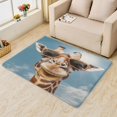 thumbnail image 2 of Giraffe Rug for Nursery - 4x5 Rug - Giraffe Rug - Funny Animal Area Rug - Cute Sunglasses Giraffe Rugs - Kids Carpet S-&186, 2 of 7
