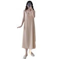 thumbnail image 2 of Sonducket Vestido Largo Sin Mangas Gasa Ropa De Verano Vestido Suelto Sexy, Blanco, M Vestidos Albaricoque METRO Sonducket AP001588-12B, 2 of 6