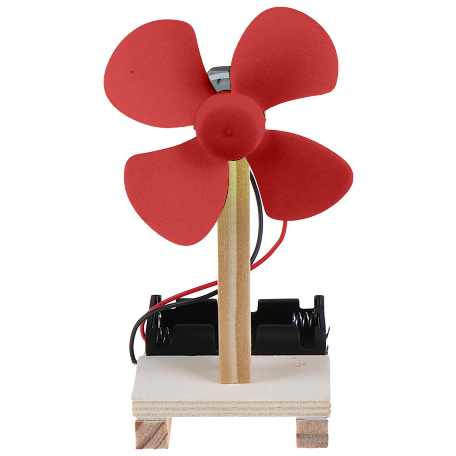 DIY Electric Fan Model Kit DIY Electric Fan Toys 1 Set for Kindergarten