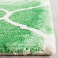 thumbnail image 4 of Safavieh Dip Dye Collection DDY685Q Handmade Moroccan Ogee Geometric Watercolor Green and Ivory Wool Area Rug (2' x 3'), 4 of 10