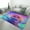 color, variant on Colorful Gradient Fish Scale Texture Mermaid Area Rugs Carpet Suitable for Living Room Kitchen Bedroom Laundry Room Home Decorations