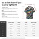thumbnail image 5 of Balery Colorful Carp Streamer Camisa Casual de Manga Corta con Botones para Hombre, Texturizada, Estilo Cubano, para Playa, Verano-3X-Large, 5 of 5