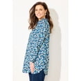 thumbnail image 3 of Catherines Women's Plus Size Petite Breezeway Half-Zip Tunic, 3 of 6